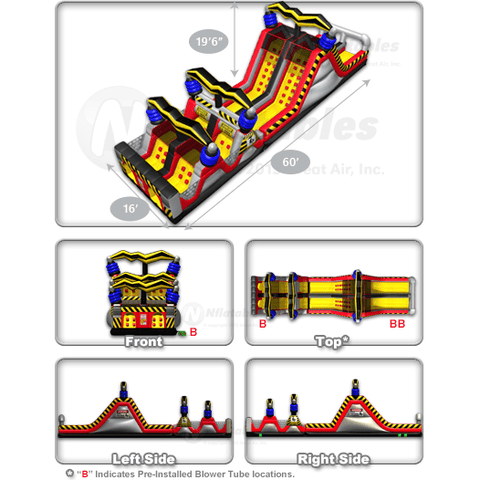 Cutting Edge Obstacle Course 19' High Voltage A/C Obstacle Course by Cutting Edge OB021009 19' High Voltage A/C Obstacle Course by Cutting Edge SKU# OB021009