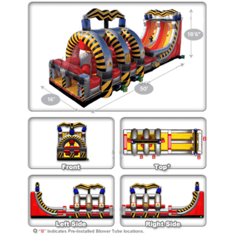 Cutting Edge Obstacle Courses 18' High Voltage Grinder & Warped Wall by Cutting Edge HV010101 18' High Voltage Grinder & Warped Wall by Cutting Edge SKU# HV010101