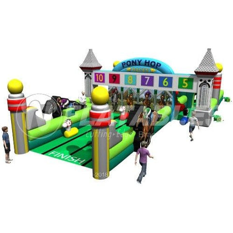 Cutting Edge Outdoor Games 15' Pony Hop Race Track by Cutting Edge 781880294405 K210101 15' Pony Hop Race Track by Cutting Edge SKU# K210101