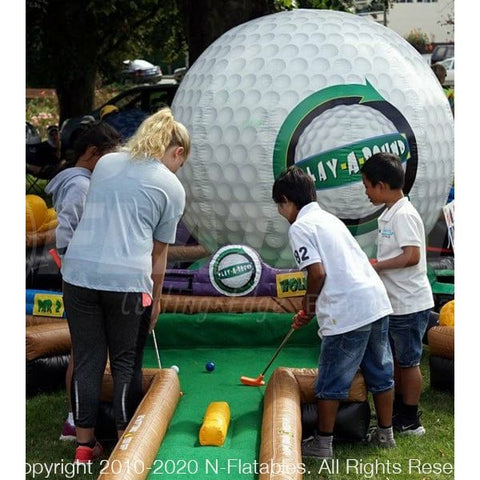 Cutting Edge Outdoor Games 7' Play-A-Round Golf 3-Hole Mini Golf by Cutting Edge 781880295006 IN440201 7' Play-A-Round Golf 3-Hole Mini Golf by Cutting Edge SKU# IN440201