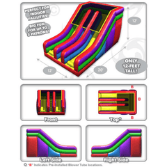 12'H Wacky Dual Slide™ by Cutting Edge