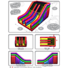 Image of 12' Wacky Dual Lane™ Slide by Cutting Edge SKU# S430101
