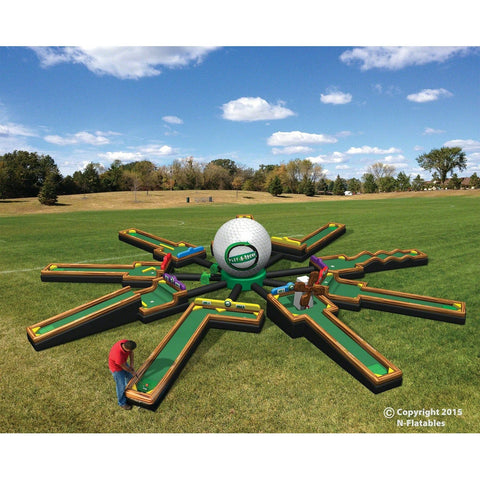 Cutting Edge Toys & Games 7' Play-A-Round Golf 9-Hole Mini Golf by Cutting Edge 781880295013 IN440101 7' Play-A-Round Golf 9-Hole Mini Golf by Cutting Edge SKU# IN440101