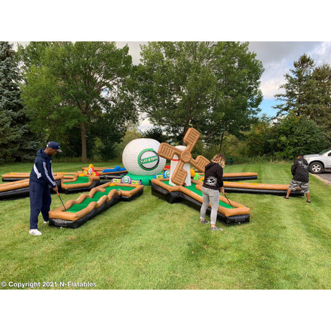 Cutting Edge Toys & Games 7' Play-A-Round Golf 9-Hole Mini Golf by Cutting Edge 781880295013 IN440101 7' Play-A-Round Golf 9-Hole Mini Golf by Cutting Edge SKU# IN440101