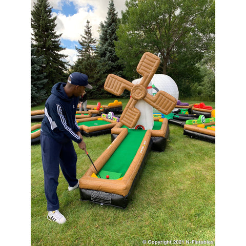 Cutting Edge Toys & Games 7' Play-A-Round Golf 9-Hole Mini Golf by Cutting Edge 781880295013 IN440101 7' Play-A-Round Golf 9-Hole Mini Golf by Cutting Edge SKU# IN440101