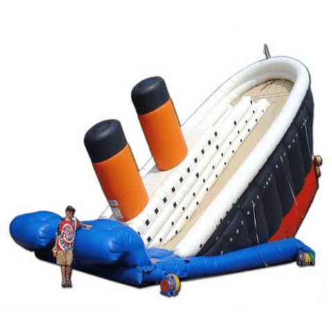 Cutting Edge Water Slides 33' Titanic Adventure Dual Slide by Cutting Edge S090201 33' Titanic Adventure Dual Slide by Cutting Edge SKU# S090201