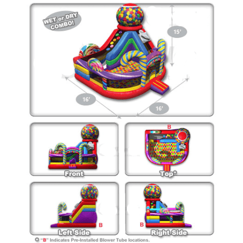 16' Candy KidZone Wet/Dry Combo SKU: BC430101