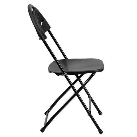 Black Fan Back Folding Chairs
