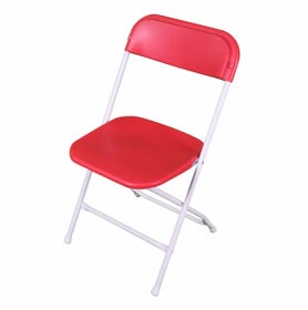 Red Plastic Folding Chairs