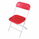 Red Plastic Folding Chairs