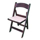 Resin Folding Chairs, Fruitwood