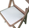 Image of Resin Folding Chairs, Natural Wood 