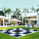 12' x 20' Commercial Portable Black/White Checkered Dance Floor