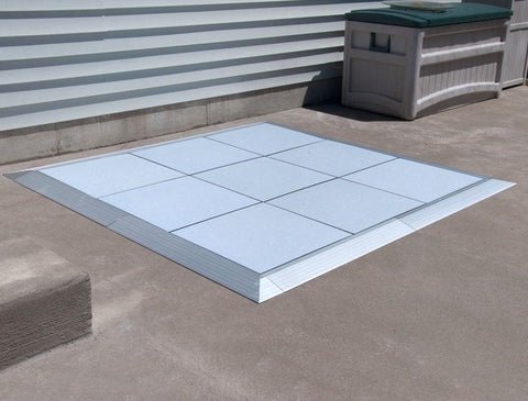 12' x 18' Commercial Portable White Dance Floor