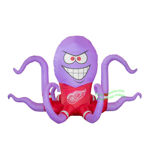 7' Air Blown Inflatable NHL Detroit Red Wings AL Octopus Mascot