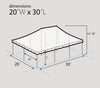 Image of 20' x 30' Premium Canopy Pole Party Tent - Custom