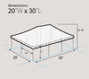 Image of Weekender Pole Canopy Tent Trio, White