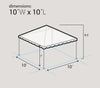 Image of 10' x 10' Weekender West Coast Frame Party Tent - Yellow