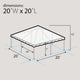20' x 20' Premium West Coast Frame Party Tent - Beige