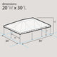 20' x 30' West Coast Frame Tent, Premium Frame Translucent Top