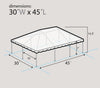 Image of 30' x 45' Premium Single Tube West Coast Frame Party Tent, Sectional