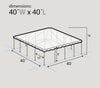 Image of 40' x 40' Premium Single Tube West Coast Frame Party Tent, Sectional