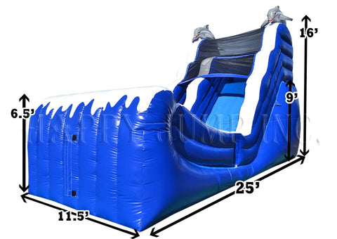 16' Wet and Dry Slide - Ocean Theme - WS4113