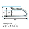 Image of Stainless Steel R-Pin for West Coast Frame Tents