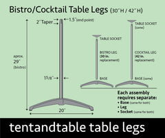 Cocktail/Bistro Table Socket