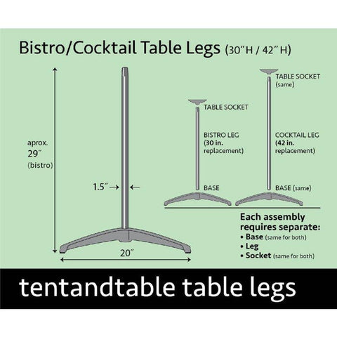 10-Pack of 36" Square Bistro / Cocktail Tables and Heavy Duty Steel Moving Cart Bundle