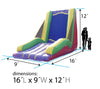 Image of Retro Rainbow Inflatable Sticky Wall with Accessories