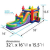 Image of Rainbow Commercial Inflatable Trio