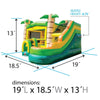 Image of Commercial Inflatable Bounce House with Slide Trio