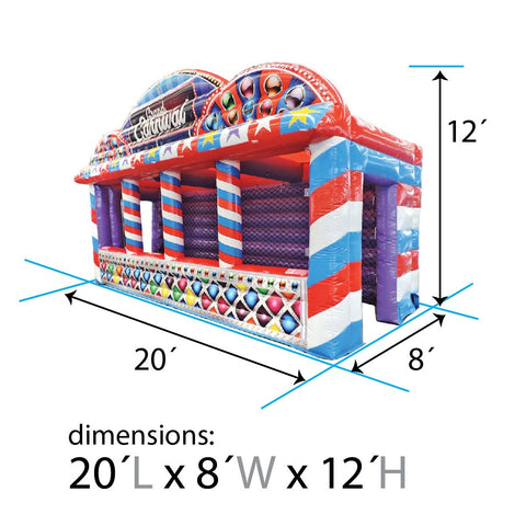 Grand Carnival Inflatable Booth - Carnival Tent for Games, Concessions & More