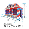 Image of Grand Carnival Inflatable Booth - Carnival Tent for Games, Concessions & More