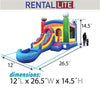 Image of Rental Lite Deluxe Sports Combo with Blower and Pool