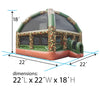 Image of Big Bubba 22' x 22' Giant Camo Bounce House with Blower