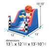 Image of Hoops Basketball Inflatable Shooting Game with Blower by POGO Bounce House