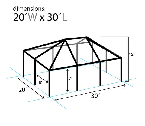 20' x 30' Weekender West Coast Frame