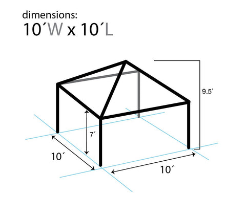 10' x 10' Weekender West Coast Frame