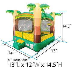 Rental Lite Deluxe Tropical Bounce House with Blower