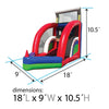 Image of Batter Up Baseball Inflatable Batting & Throwing Game with Blower by POGO Bounce House