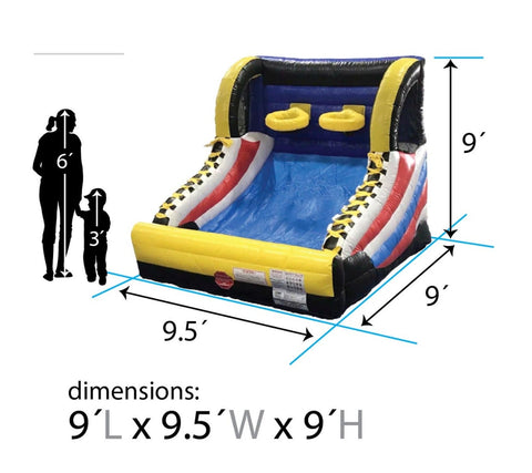 Rental Lite Hoop Shot Interactive Basketball Game with Built-In Blower