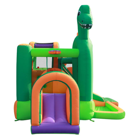 Backyard Kids Dinosaur Bounce House Rear View