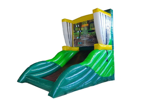 Disc Golf Inflatable Flying Disc Target Game with Blower by POGO Bounce House