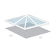 40' x 40' West Coast Frame Tent Top, Clear Sectional