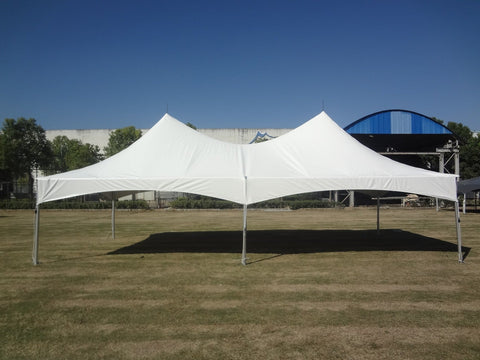 15' x 30' Premium High Peak Frame Party Tent - White