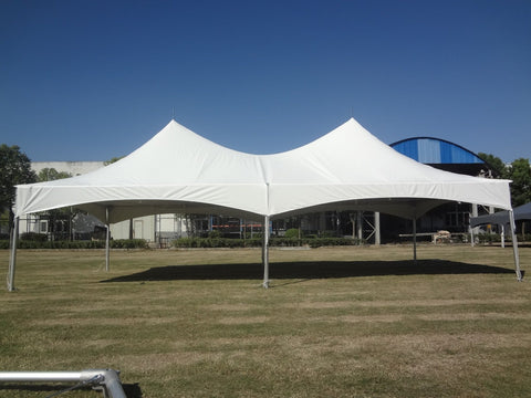 15' x 30' Premium High Peak Frame Party Tent - White