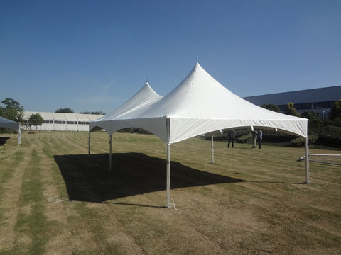 15' x 30' Premium High Peak Frame Party Tent - White