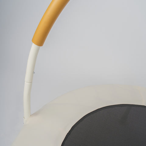 JumpKing 36" Ivory White Bouncer - Beige handle foam